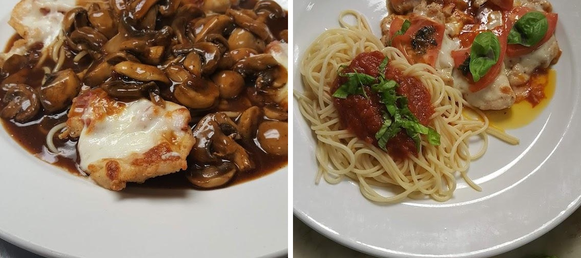 Mamma Mia's Pizza and Pasta Menu